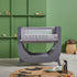 Shnuggle Air Lite Bedside Crib with Mattress- Grey (EX DISPLAY)